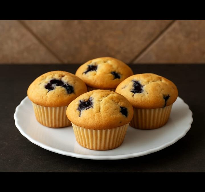 NEU! Muffin mit Heidelbeeren OHNE GLUTEN!